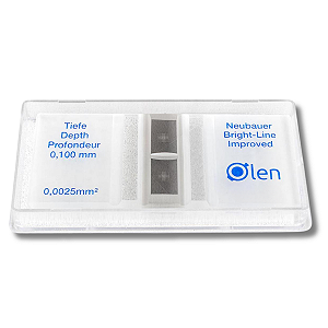 CAMARA DE CONTAGEM NEUBAUER MELHORADA ESPELHADA - OLEN