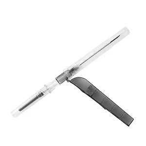 AGULHA MULTIPLA VACUO C/ DISPOSITIVO DE SEGURANÇA 25X7MM 22G PRETA - CX/50 - FIRSTLAB