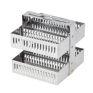 BERÇO P/ CUBA DE COLORAÇAO 30 LAMINAS AÇO INOX - FIRSTLAB