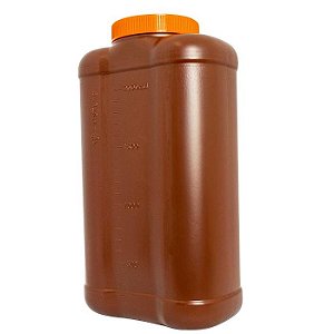 COLETOR 24 HORAS 2L AMBAR TAMPA LARANJA - PCT/44 - FIRSTLAB