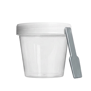 COLETOR 50ML NAO ESTERIL C/ PA TAMPA BRANCA - PCT/100 - FIRSTLAB