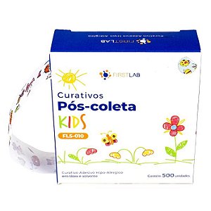 CURATIVO POS COLETA KIDS ROLO - CX/500 - FIRSTLAB