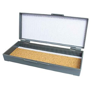 PORTA LAMINAS CINZA EM ABS 50 LUGARES - FIRSTLAB