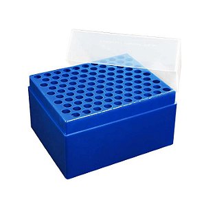 RACK VAZIO P/100 PONTEIRAS GILSON 1000UL AZUL - FIRSTLAB