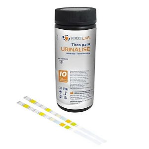 TIRAS P/ URINALISE 2,5MM - CX/200 - FIRSTLAB