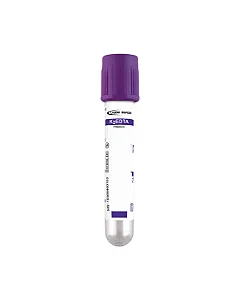 TUBO EDTA K3 4ML ROXO COLETA A VACUO – CX/100 - LABOR IMPORT