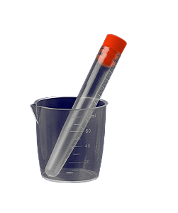 KIT DE URINA TUBO PP 12ML TAMPA VERMELHA ESTERIL - PCT/150 - CRAL