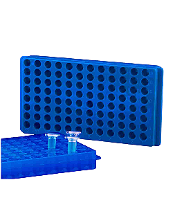 RACK DUPLA FACE 60 TUBOS 0,5-1,5 E 2ML - CRALPLAST