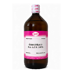 SS/PF ETER ETILICO P.A. A.C.S. 100% - FR/1000ML - SYNTH