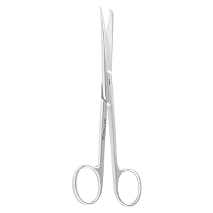 TESOURA CIRURGICA 15CM RETA FINA / ROMBA