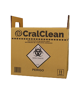 COLETOR DE PAPELAO P/PERFUROCORTANTE 13L - CRALCLEAN