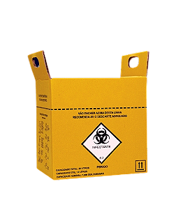 COLETOR DE PAPELAO P/PERFUROCORTANTE 7L - CRALCLEAN