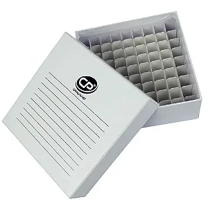 CAIXA FIBRA PAPELAO 100 TUBOS 1,5 - 2ML - CRALPLAST