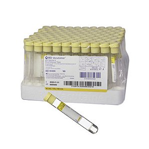 TUBO 8,5ML ACD VACUTAINER AMARELO VIDRO - CX/100 - BD