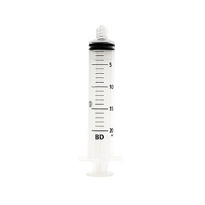 SERINGA 20ML S/AG LUER LOCK - CX/250 - BD