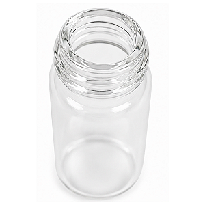 FRASCO DE VIDRO TRANSPARENTE ROSCA 07ML - ASS