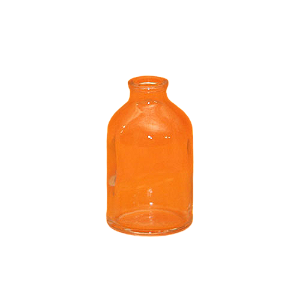 FRASCO DE VIDRO TRANSPARENTE ROSCA 07ML - ASS