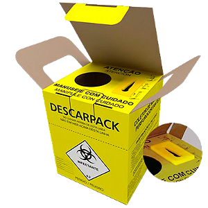 COLETOR PERFURO CORTANTE 1,5L PAPELAO - DESCARPACK