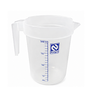 JARRA 4000ML EM PP GRADUADA AUTOCLAVEL SUBD.100 / 100 ML - NALGON