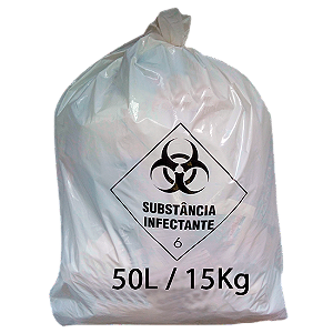 SACO DE LIXO HOSPITALAR 50L - PCT/100 - JUREMA