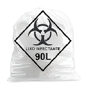 SACO DE LIXO HOSPITALAR 90L - PCT/100 - JUREMA
