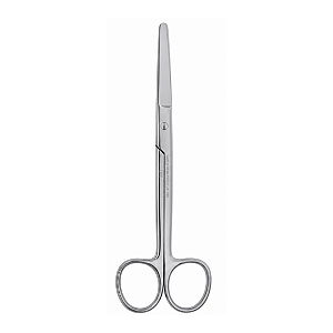 TESOURA CIRURGICA 15CM RETA ROMBA/ROMBA