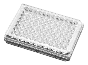 PLACA 96 POÇOS P/CULTIVO DE CELULAS FUNDO CHATO  - CORNING