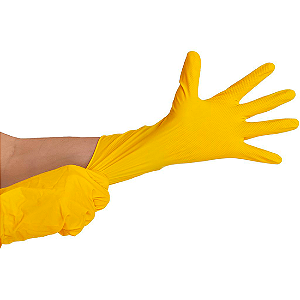 LUVA DE  LIMPEZA AMARELA - TAM. P - MEDIX