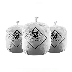SACO DE LIXO HOSPITALAR 50L 63X80CM - PCT/100 - JUREMA