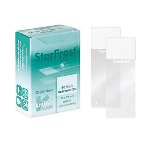 LAMINA 26X76MM STARFROST EXTREMIDADE BRANCA CORTADA - CX/50 - KNITTEL