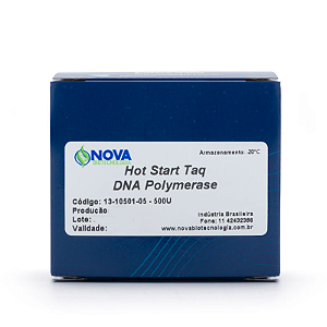 HOT START TAQ DNA POLIMERASE CONCENTRAÇÃO 5U/UL - CX/500 - NOVA BIOTECNOLOGIA