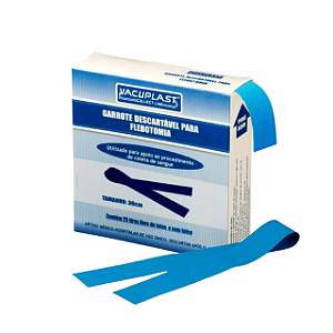 GARROTE EM ROLO LATEX FREE 2,5X36CM - CX/25 - VACUPLAST