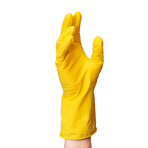 LUVA MULTIUSO LATEX AMARELA PAR - G - MEDIX