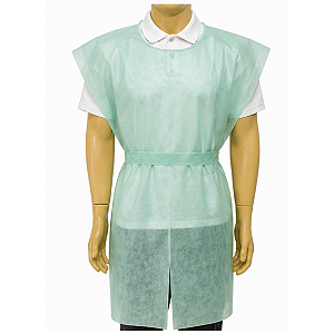 AVENTAL DESCARTAVEL S/ MANGA SOFT 1,40LX1,10C VERDE - PCT/10