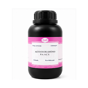 ACETATO DE AMONIO P.A.A.C.S - FR/250GR - SYNTH