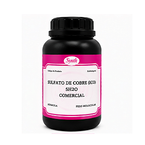 SULFATO DE COBRE (ICO) 5H2O COMERCIAL - FR/1000GR - SYNTH