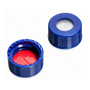 TAMPA 9MM PP AZUL C/SEPTO PRE CORTADO - PCT/100 - FLOWSUPPLY