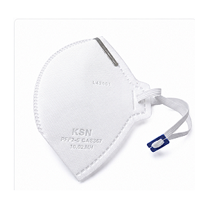 MÁSCARA HOSPITALAR PFF2 N95 BRANCA - KSN