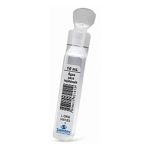 AGUA DE INJEÇAO ESTERIL AMPOLA 10ML