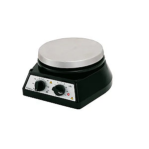 AGITADOR MAGNETICO 10L C/ AQUECIMENTO CORPO METAL 1050W Ø PLACA 18CM 115V  - FISATOM