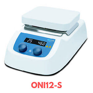 AGITADOR MAGNETICO C/ AQUECIMENTO ONI12-S QUADRADO 5,4" LED 220V - DLAB