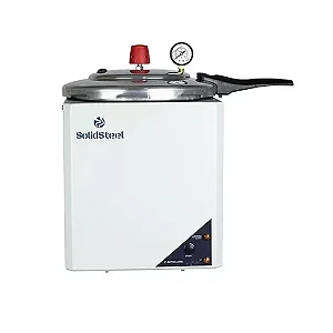 AUTOCLAVE VERTICAL 8 LITROS - 220V - SOLIDSTEEL