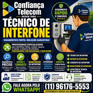 Técnico de Interfone em São Paulo