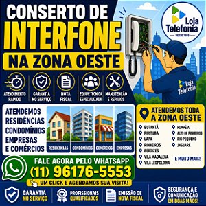 Conserto de Interfone em Perdizes