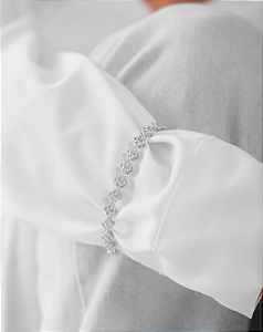 Pulseira Designer Trevo Prata | Inspiração V. Cleef