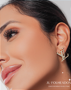Brinco Dourado | Inspiração LV