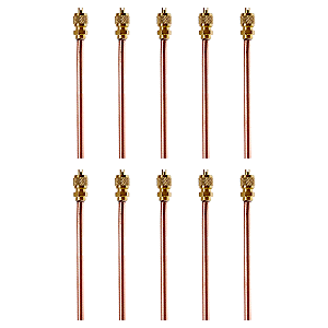 Kit 10 Válvulas de retenção 1/4 - Schrader