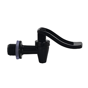Torneira para Bebedouro Industrial Rosca 1/2 Alavanca Preta