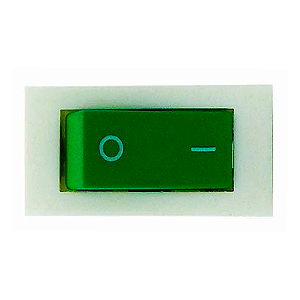 Botão Tecla Verde Motor da Pá Suqueira/Refresq. IBBL BBS