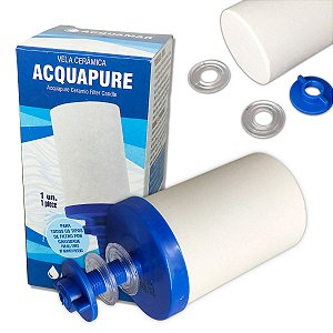 Filtro Refil Talha de Barro Vela Cerâmica Bebedouro Gravidade